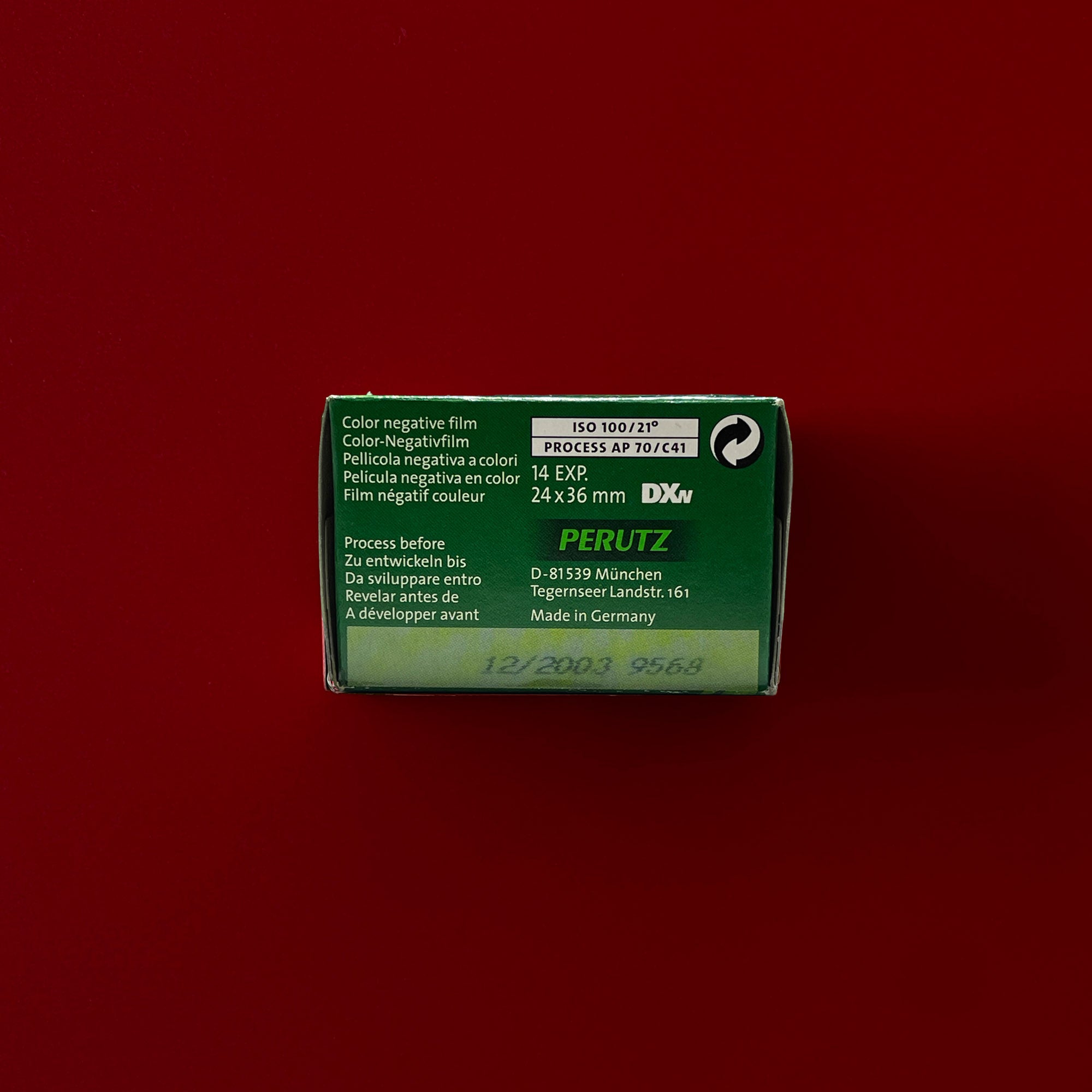 Perutz Primera 100  | Vintage Color Negative Film - (12 Exp)